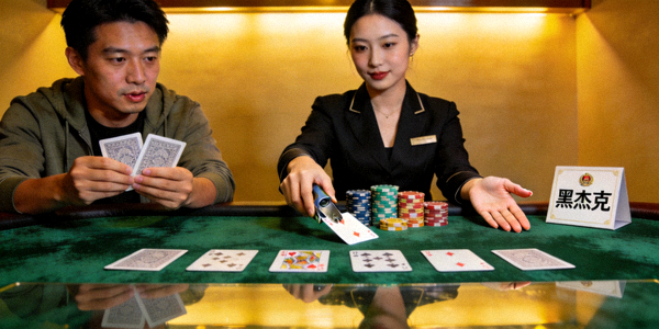 真人黑杰克二十一点游戏 - 玩家与荷官对决